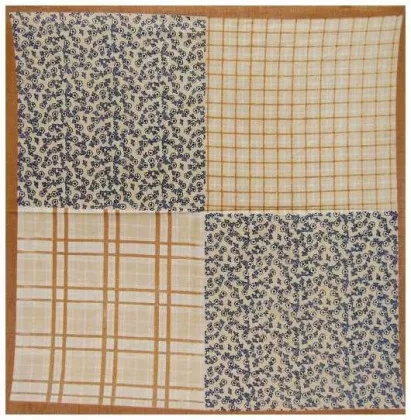 Bandana Kopftuch Braune Karos