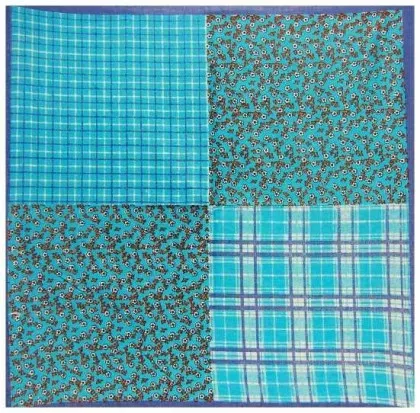 Bandana Halstuch Blaue Karos