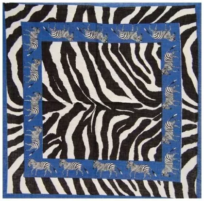 Trendy Bandana Halstuch Zebra Muster