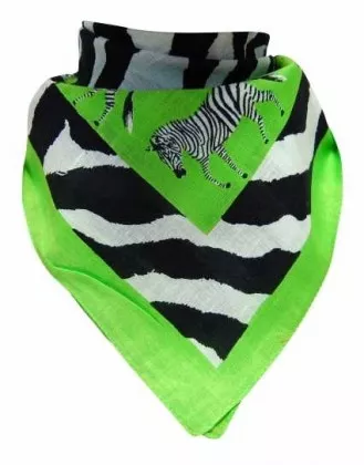 Bandana Head Scarf Zebra