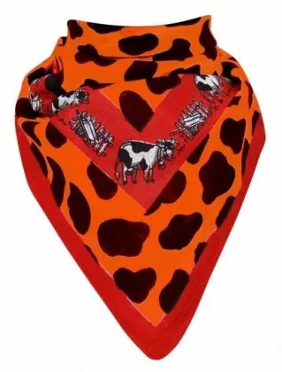 Bandana Kopftuch Kuhflecken