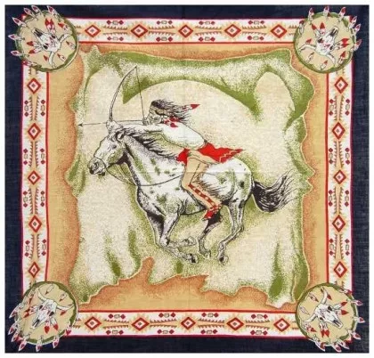 Cooles Bandana Halstuch Junger Apache