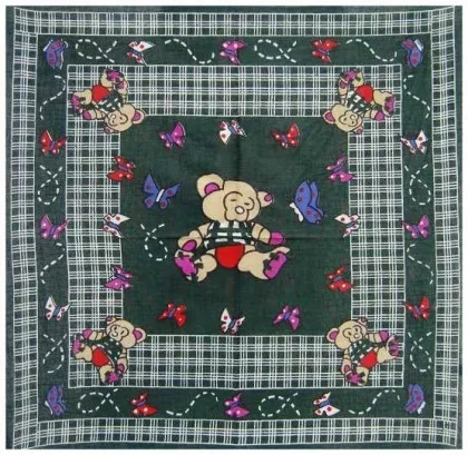 Bandana Halstuch Teddys & Schmetterlinge