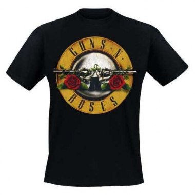 Guns'n'Roses Distressed Bullet T-Shirt