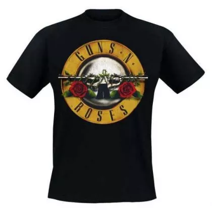 Guns N Roses | Distressed Bullet T-Shirt