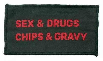 Aufnäher Sex & Drugs Chips