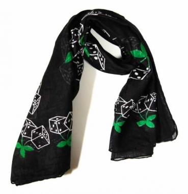 Printed Cotton Scarf Dices