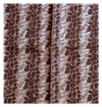 Bedrucktes Halstuch Braun Vintage Look