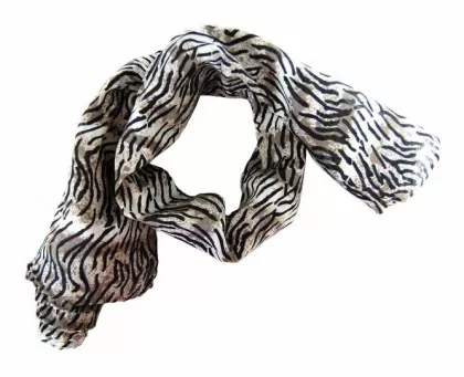 Bedrucktes Halstuch Zebra