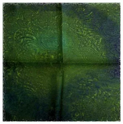 Bedrucktes Polyestertuch Grüne Textur