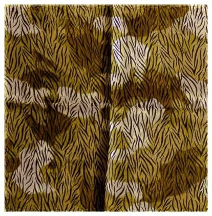 Bedrucktes Polyestertuch Tiger Muster