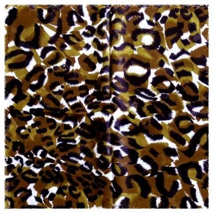Bedrucktes Polyestertuch Leopard Muster