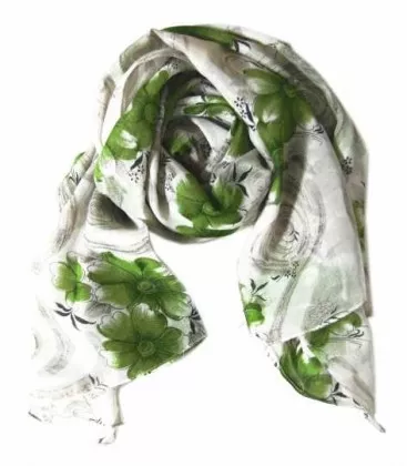 Bedrucktes Polyestertuch Blumen Muster