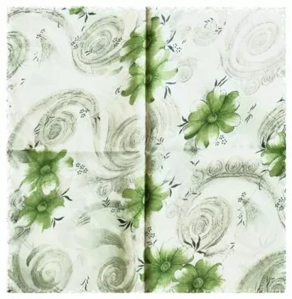 Bedrucktes Polyestertuch Blumen Muster