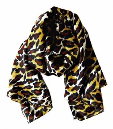 Bedrucktes Polyestertuch Leopard Muster