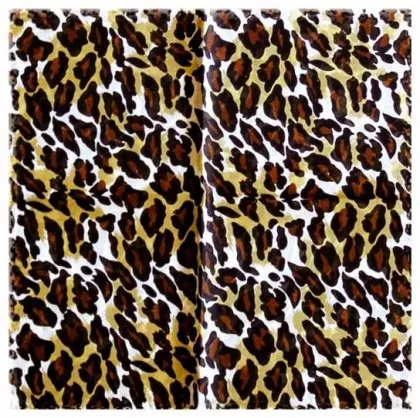 Bedrucktes Polyestertuch Leopard Muster