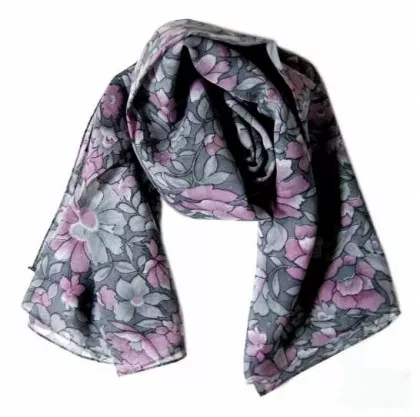 Bedrucktes Polyestertuch Blumen Muster