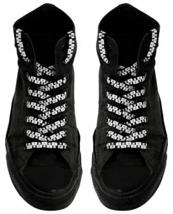 Skull Pattern Shoelaces