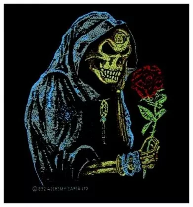 Aufnäher Alchemy Black Rose