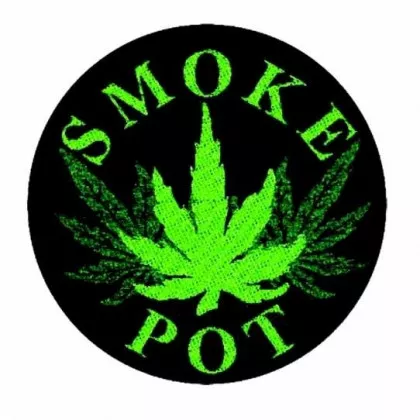 Aufnäher Smoke Pot
