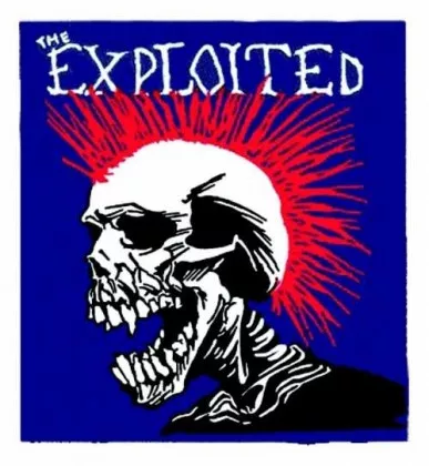 Aufnäher The Exploited Mohican Multicolo