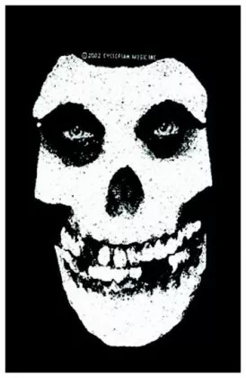 Aufnäher Misfits White Skull