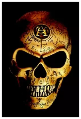 Aufnäher Alchemy Omega Skull