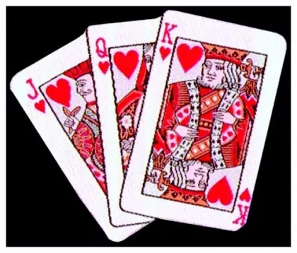 Aufnäher Royal Flush