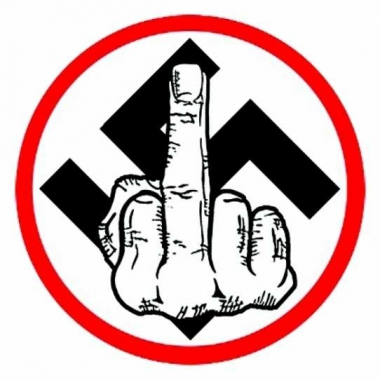 Patch Anti Nazi Finger