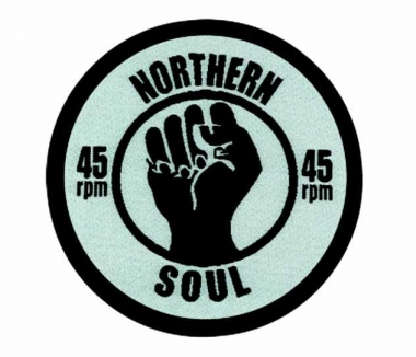 Aufnäher Northern Soul 45Rpm