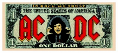Patch Ac/Dc Bank Note