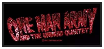 Aufnäher One Man Army & The Undead Quart