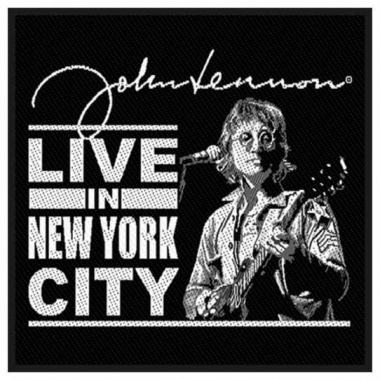 Aufnäher John Lennon Live In New York Ci