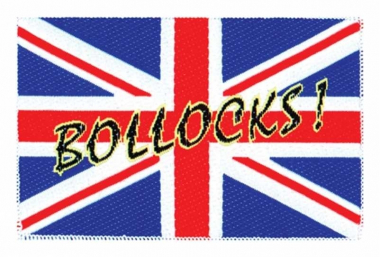 Aufnäher Union Jack Bollocks!