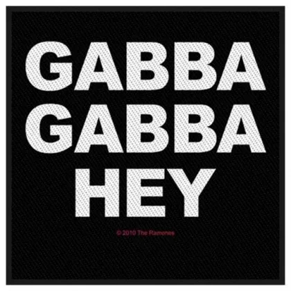 Aufnäher Gabba Gabba Hey