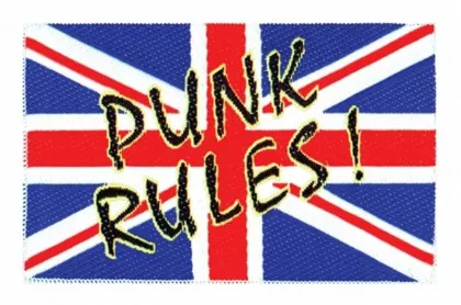 Aufnäher Union Jack Punk Rules