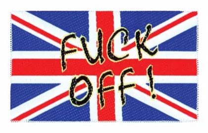 Aufnäher Union Jack Fuck Off