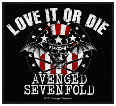 Patch Avenged Sevenfold Love It Or Die