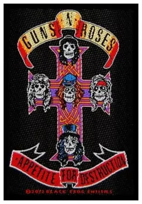 Aufnäher Guns N Roses Appetite For Destruction