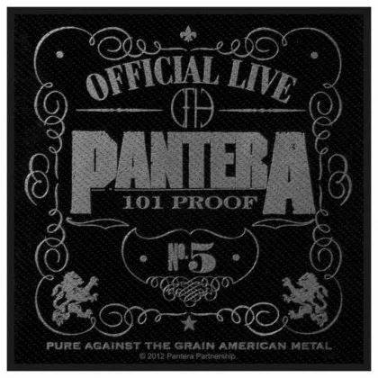 Aufnäher Pantera 101% Proof