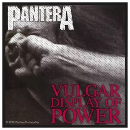 Aufnäher Pantera Vulgar Display Of Pow