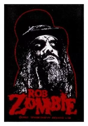 Aufnäher Rob Zombie Portrait