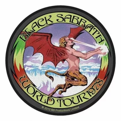 Aufnäher Black Sabbath World Tour '78