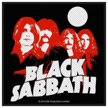 Aufnäher Black Sabbath Red Portraits
