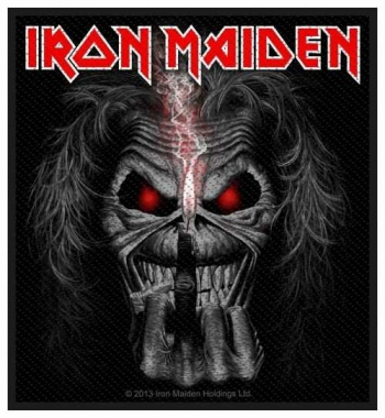Aufnäher Iron Maiden Eddie Candle Finger
