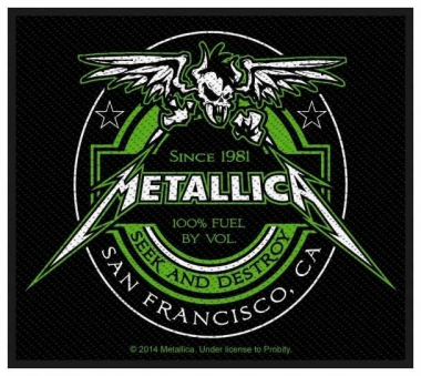 Aufnäher Metallica Beer Label