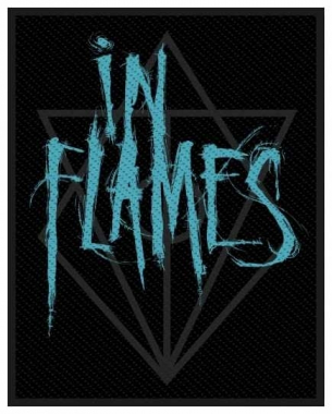 Aufnäher In Flames Scratched Logo