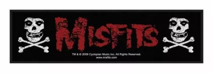 Misfits Cross Bones Superstrip Patch