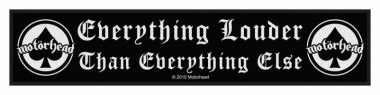 Motörhead Everything Louder Superstrip Patch