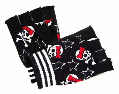 Richtig geiles Schal - Beanie und Handschuhe Set für Rockabellas